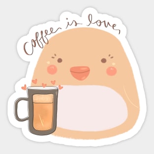 Coffee is Love Sticker